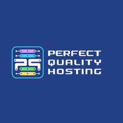 Логотип компании PQ. Hosting